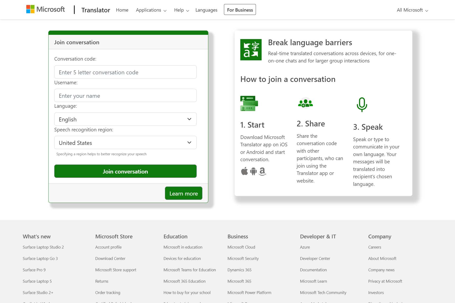Microsoft Translator